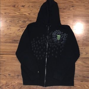 Monster Energy Zip Up Size XL